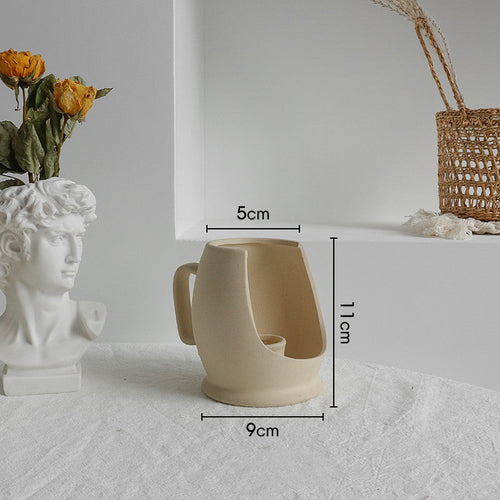 Simplicity Ceramic Vase Dry Flower Arrangement Home Decoration
