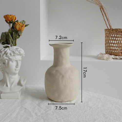 Simplicity Ceramic Vase Dry Flower Arrangement Home Decoration