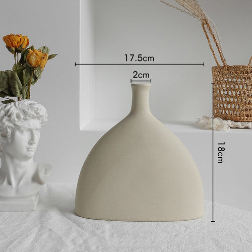 Simplicity Ceramic Vase Dry Flower Arrangement Home Decoration
